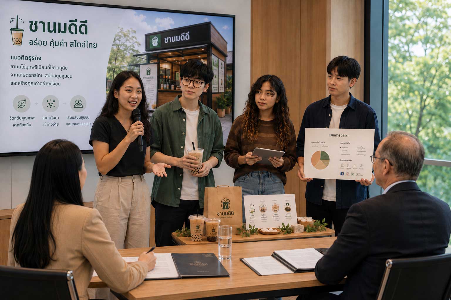 Students-Presenting-Business-Idea